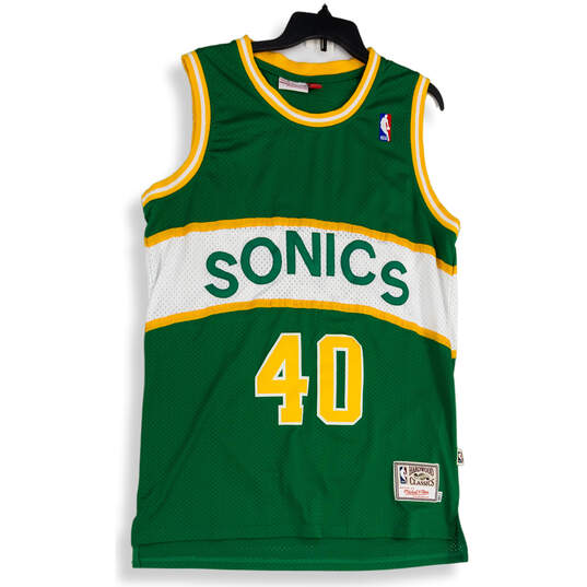 Shawn Kemp Seattle SuperSonics signed Sonics basketball jersey