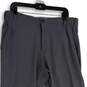 Mens Gray Flat Front Slash Pocket Straight Leg Chino Pants Size 36X30 image number 3