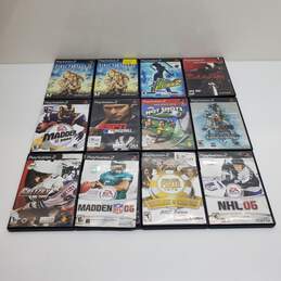 Playstation 2 - Lot of 12 Games - Kingdom Hearts Madden NHL Final Fantasy