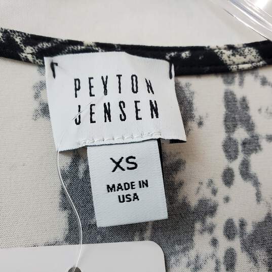 Evereve Peyton Jensen Black/White Ludlow Surplice Jumpsuit XS NWT image number 5