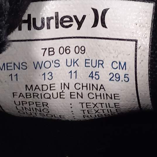 Hurley Shoes Unisex Men's Size 11 Women's Size 13 image number 6