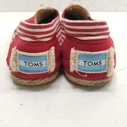 Toms Classic Slip On Shoes Red 7.5 image number 9