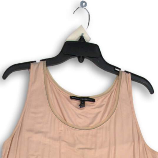 White House Black Market Womens Pink Round Neck Sleeveless Tank Top Size M image number 3