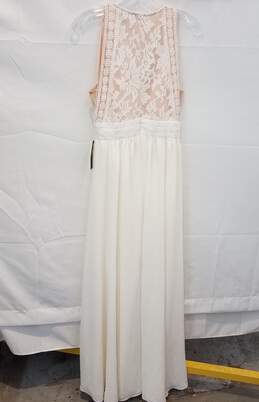 Lulus Long White Sleeveless Dress Women's Size M alternative image