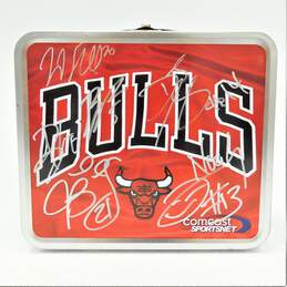 Chicago Bulls Autographed Lunchbox Butler Kukoc Noah Portis Snell