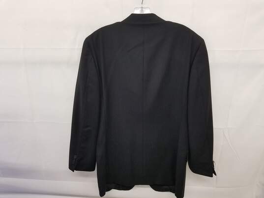 Versace Black 100% Lana Wool Blazer Jacket Men's Size 50R image number 2