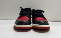 Nike Air Jordan 1 low Bred Sail Black, Red Sneakers DC0774-061 Size 12 alternative image