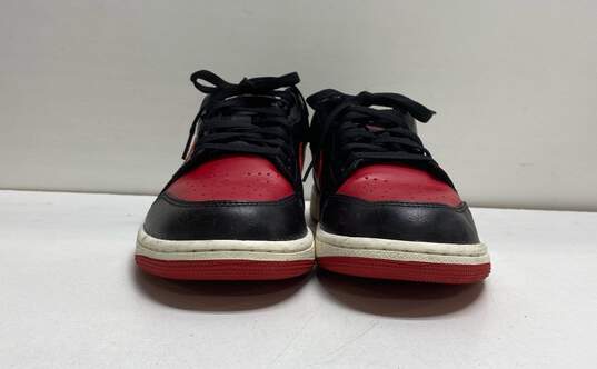 Nike Air Jordan 1 low Bred Sail Black, Red Sneakers DC0774-061 Size 12 image number 2