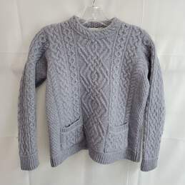 Aran Mor Ireland Merino Wool Pullover Sweater Size S