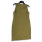 NTW Womens Green Sleeveless Round Neck Stretch Shift Dress Size Large image number 2