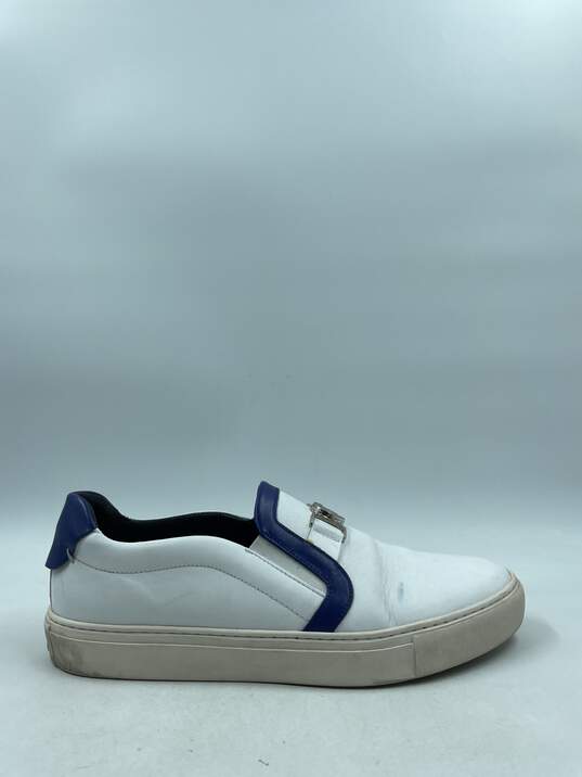 Versace Collection White Slip-Ons M 10 COA image number 1