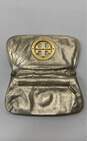 Tory Burch Leather Amanda Convertible Clutch Gold Metallic image number 6