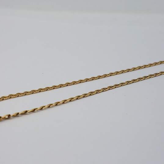 14k Gold 16 Diamond Heart Pendant Necklace 4.8g image number 2