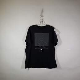 Mens Swoosh Logo Short Sleeve Crew Neck Graphic T-Shirt Size X-Large