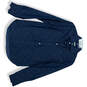 Mens Blue Long Sleeve Spread Collar Slim Fit Button-Up Shirt Size Medium image number 1