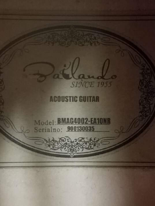 Bailando Acoustic Guitar With Gig Bag image number 4