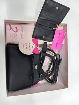 Betsey Johnson Crossbody Bag and Card Case Set NIB alternative image