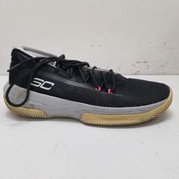 Under Armour Curry 3Zer0 III Black Athletic Shoes Men's Size 9.5