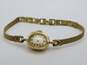14K Gold Vintage Elgin Swiss Mesh Chain Ladies Watch 11.2g image number 1