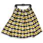 Kate Spade Womens Multicolor Geometric Knee Length Side Zip Pleated Skirt Size 8 image number 2