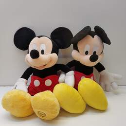 Bundle of 2 Disney Mickey Mouse Plush
