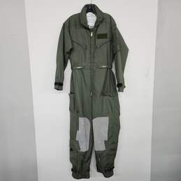 Mustang Aviation Coverall Mac Green Flight Suit