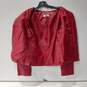 Newport News Women's Red Leather Jacket Size 12 image number 3