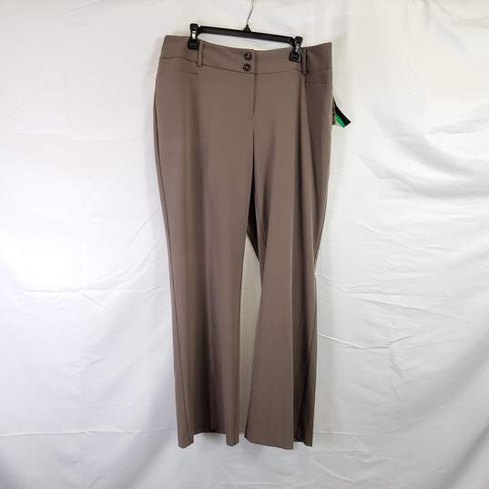 Alfani Women Taupe Dress Pants NWT sz 14 image number 1