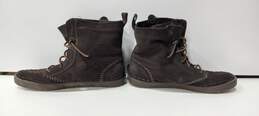 Keds Brown Fleece Lined Leather Lace Up Boots Size 10 alternative image
