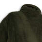 Womens Green Talus Sherpa Long Sleeve 1/4 Zip Pullover Sweatshirt Size S image number 4