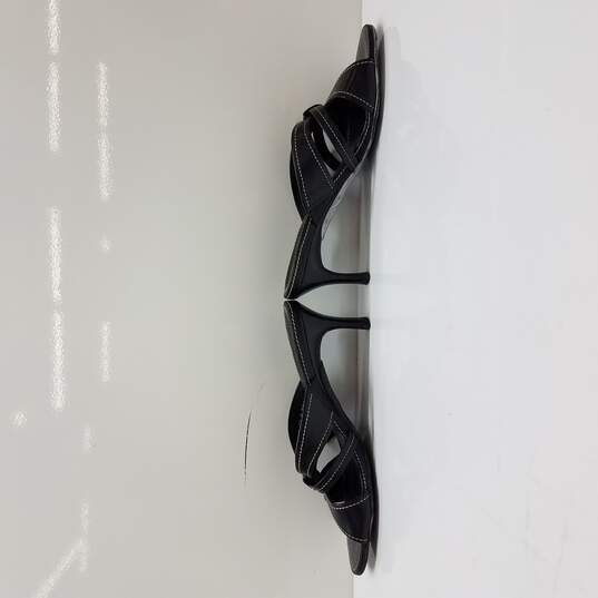 Cole Haan Brooke Women's Size 6.5 Slide Sandal Heels Black Calf D16921 image number 2