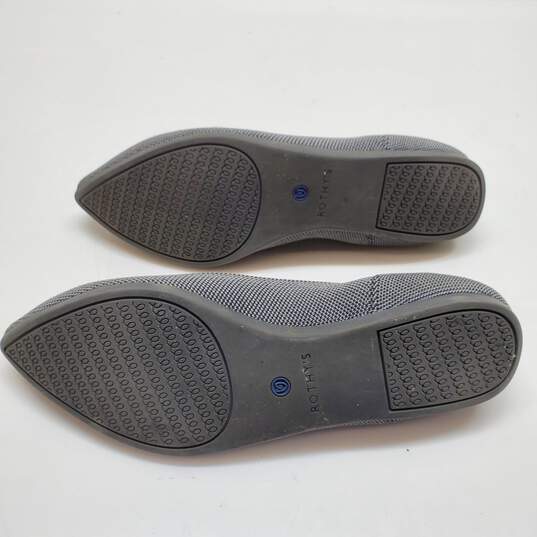 WOMENS ROTHY'S CLASSIC GREY FLATS SIZE 9 image number 5