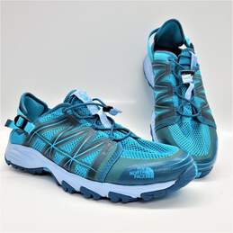 The North Face Litewave Amphibious Hiking Shoes Vibrant Blue/Teal Women's Size 10.5