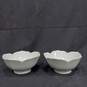 6pc Set of Milk White Serving Dishes image number 3