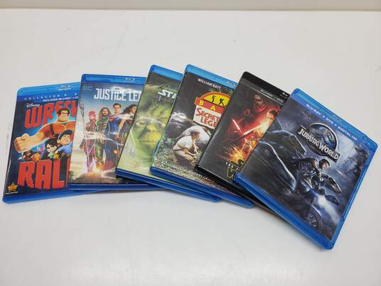 Lot of 6 Assorted Blu-Ray Disc Movies Untested image number 1