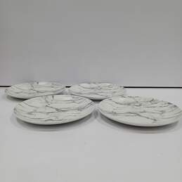 Bundle of 4 White & Gray Royal Norfolk Plates