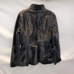 Bassanio Black Full Zip Up Jacket Size L alternative image