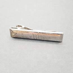 Anson Sterling, Sterling Silver Initial "M" Tie Bar Clip 14.1g