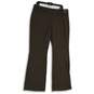 NWT 7th Avenue New York & Company Design Studio Womens Brown Ankle Pants Size XL image number 1