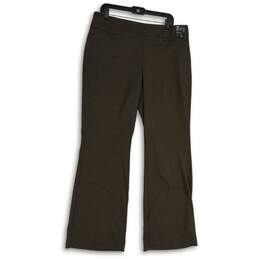 NWT 7th Avenue New York & Company Design Studio Womens Brown Ankle Pants Size XL