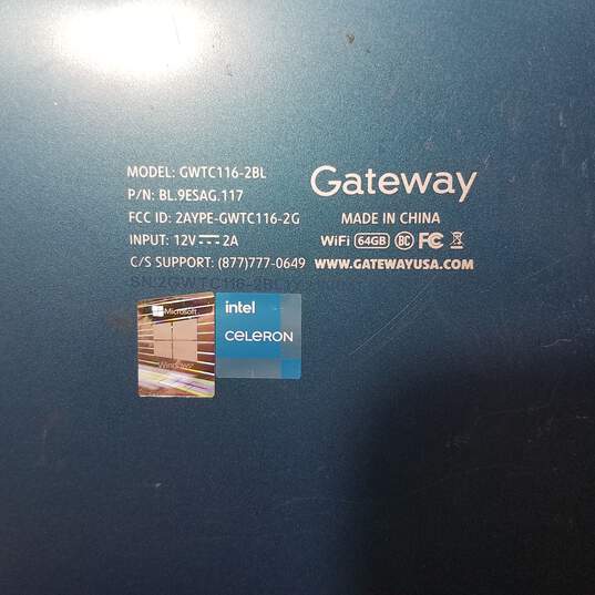 Gateway 11.5 inch Intel Celeron N4020 1.1GHz CPU 4GB RAM & SSD image number 7