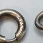 Sterling Silver Enamel Cylinder Link 16in Choker 30.4g image number 4