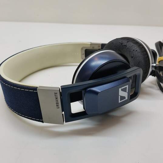 Sennheiser Urbanite Blue Wired Headphones image number 2