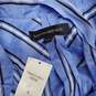 Banana Republic Belted Striped Button Up Dress NWT Women's Size 6 image number 3