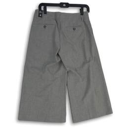 NWT The Limited Womens Gray Cassidy Slash Pocket Wide Leg Ankle Pants Size 4 alternative image