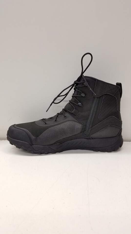 Under Armour Valsetz RTS 1.5 Black Side Zip Combat Boots Men's Size 14 image number 2