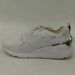 Puma Muse X-2 Metallic White Silver Women's Shoes Size 9 alternative image