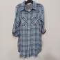 Women’s Michael Kors Plaid Shirt Dress Sz 4 NWT image number 1