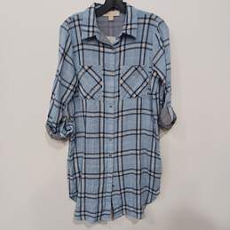 Women’s Michael Kors Plaid Shirt Dress Sz 4 NWT