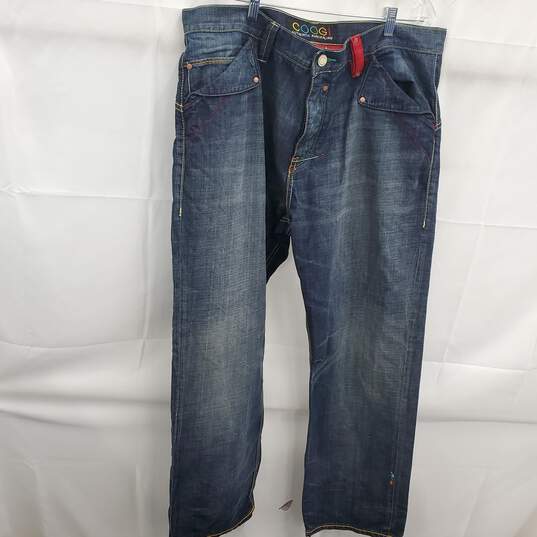 Coogi Australia 'The Art of Life' Denim Jeans Men's Size 40x34 image number 1